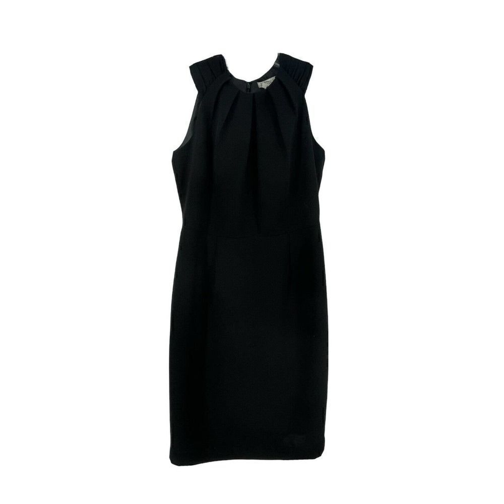 ZOEY Dress Black Sheath Knee Length Sleeveless Size 4 Classic Cocktail Career